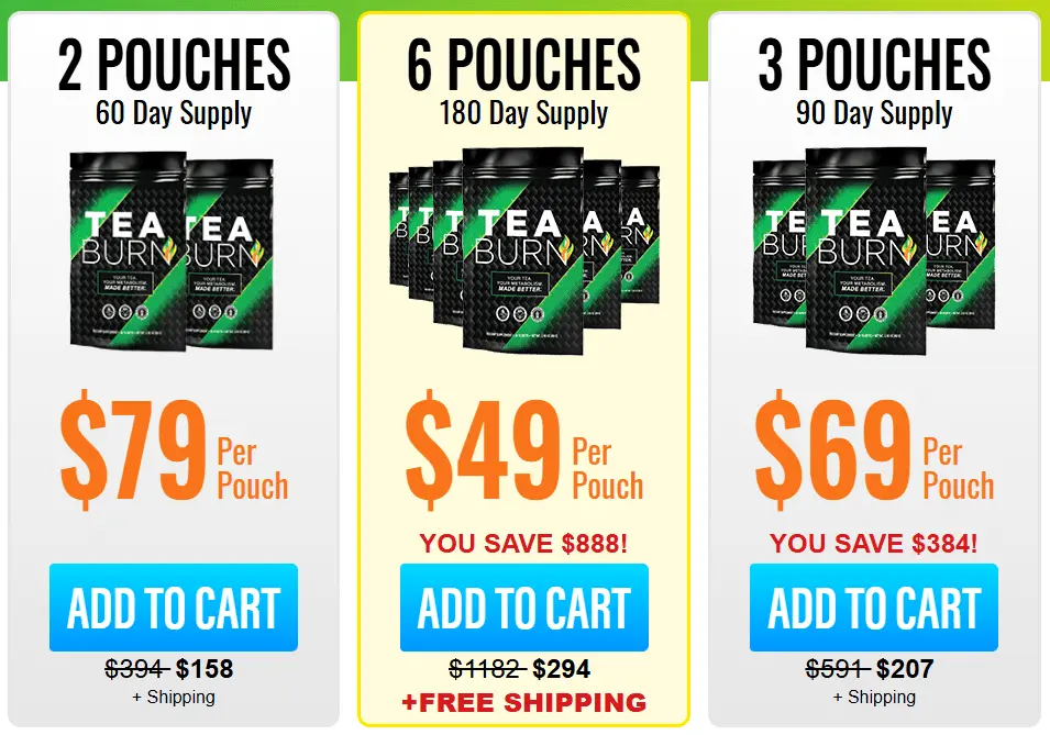 tea burn price